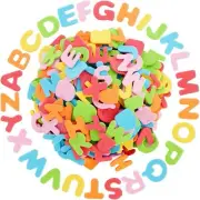1300 Pieces Small Foam Letter Stickers for Crafts, 50 Sets of Multicolor