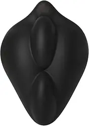 bumpher by Banana Pants Stimulation Cushion for Your Dildo Strap On - Female Dildo Harness Lesbian Dildo Great for Lesbian Sex, Solo Play, Trans, Non-Binary, Pegging & Roleplaying (Black)
