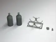 1/24 - 1/25 Nitrous Bottle Set Up, Fujimi, Aoshima, Tamiya, Revell, Monogram