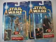 2002 Star Wars Empire Strikes Back SKYWALKER & Attack of the Clones COUNT DOOKU