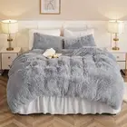 Dreamcountry Plush Fluffy Oeko-TEX Certified Luxury Ultra Soft Shaggy Crystal Ve