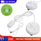 Compact Portable Washing Machine Ultrasonic Travel and Home Mini Washer Socks
