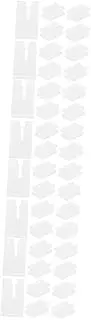 40 Pcs Radiator Protective Cover Hooks Protective Cover for Radiator Hook Radiator Inserts Radiator Steel Protector Bracket Cover Supplies Plug-in Plastic White