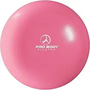 ProBody Pilates Ball Small Exercise Ball, 9 Inch Barre Ball, Mini Soft Yoga Ball, Workout Ball for Stability, Barre, Fitness, Ab, Core, Physio and Physical Therapy Ball at Home Gym & Office