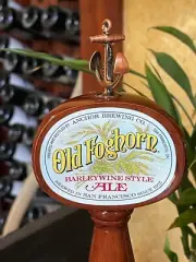 ANCHOR STEAM BREWERY OLD FOGHORN- 3 SIDED TAP HANDLE - HARD TO FIND - USED