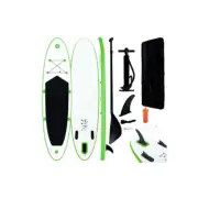 Inflatable Stand Up Paddle Board Set Green And White