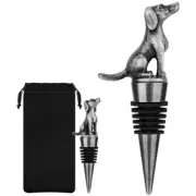 Unique Labrador Retriever Wine Stopper Holder Bottle Cork Metal Wine Reusable
