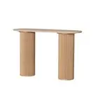 Artiss Console Table Oval 115Cm Pine Blake mdf Hall Tables