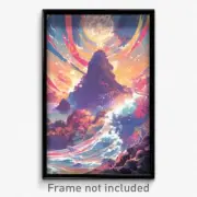 Thai Movie Poster - Voluminous Coast (Thailand Psychedelic Art Retro Film Print)