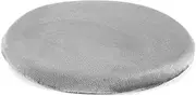 Memory Foam Seat Cushion 15" Chair Pad for Kitchen Dining Anti-Slip Round Stool Pad Comfortable Seat Cushion with Removable Cover for Home Office Grey