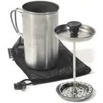 日本 SNOW PEAK TITANIUM CAFé PRESS 3 CUPS-SP鈦金屬咖啡壓濾杯.3杯入_CS-111