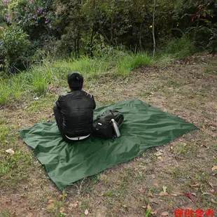 [新品到貨]多功能輕便帶帽雨衣徒步騎行防雨罩雨披雨衣戶外野營帳篷墊[26]