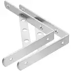 2pcs L Bracket Floating Shelf Bracket Headboard Wall Mounting Bracket Rack 20cm