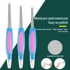 2IN1 Fingernail Files Dead Skin Remover Nail Art Fork Cuticle Remover Nipper SN❤