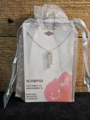 NEW Unwritten Cubic Zirconia Constellation Scorpio Zodiac Pendant Necklace