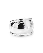 Ippolita Sterling Silver Classico Hammered Dome Ring
