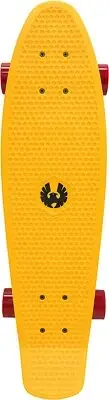 Rekon 28" x 7.5" The Long Ranger Complete Cruiser Skateboard (Yellow/Red)