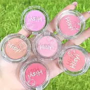 [JHIALG] Girl Matte Blush Peach Cream Makeup Orange Pink Tint Palette Cheek Cosmetics Red M6U7 Ro Blusher Contour 1.5g