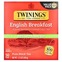 在飛比找iHerb優惠-[iHerb] Twinings 英式早餐，紅茶，脫因，50