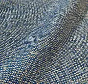 DESIGNERS GUILD COBALT "NAVARRE" TWO TONE JACQUARD INDOOR OUTDOOR FABRIC