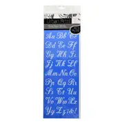 Urban Artist Home Decor Stencil Alphabet Script