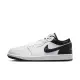 【NIKE 耐吉】AIR JORDAN 1 LOW 男鞋 休閒鞋 AJ1 白黑(553558132)