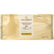 Callebaut Recipe W2 White Chocolate Block 11 lb. WS-409CW2120