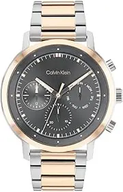 [Calvin Klein] Men's Gauge 25200064 Quartz Watch, Grey, 44 mm Case Diameter