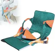 Washable Transfer Pad Wheelchair Seat Cushion with Commode Hole Bedridden Elderly Person Turning Aid 40 * 73cm