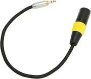 Silent Gold Plated 3.5mm Male to XLR Cable. Silent Gold Plated 3.5mm to 3 Pin XLR Adapter Cable for Microphone Mixer Wireless Microphone