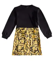 [Versace Kids] Versace Kids Barocco sweatshirt dress Y 14 multicoloured