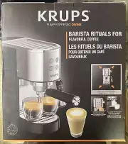 NEW KRUPS Divine Stainless Steel Espresso Machine