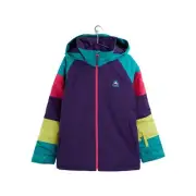 Burton Hart Jacket Girls in Parachute Purple Rainbow - Size M -