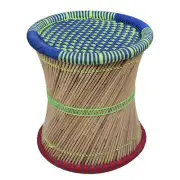 Art Craft Eco-Friendly Handmade Cane Bar Bamboo Stool-Muddha Environmental Safe