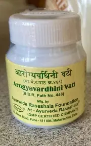 Arogyavardhini Tablets (Rasashala Ayurveda) tonic Liver, Heart, Rectum, Kidneys