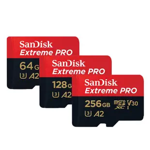 SanDisk Extreme PRO microSD A2 64G 128G 256G 記憶卡 256GB【最新高速】