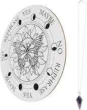 FUTUREORYY 1 Set Wooden Meditation Board with Unique Carving for Home Decor Light Weight Craft present for Friends and Family