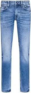 [BOSS] Mens Delaware BO Delaware Blue Slim-fit Jeans in Comfort-Stretch Denim