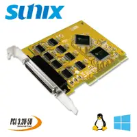 在飛比找PChome24h購物優惠-SUNIX PCI 8埠 RS-232擴充卡 (SER506