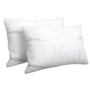 Giselle Bedding Memory Foam Pillow Bamboo Twin Pac
