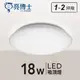 【燈王的店】亮博士 LED 18W 亮麗滿月 防塵防水IP54 浴室 陽台 玄關 走道 吸頂燈 PE0278BR183