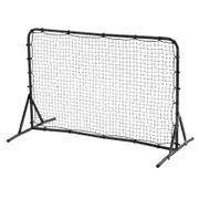 VEVOR Soccer Rebound Trainer Black for Equipment Double-Sided Net