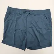 Magellan Outdoors Women’s 1X Fish Gear Falcon Lake Short Heather Blue 6” Inseam