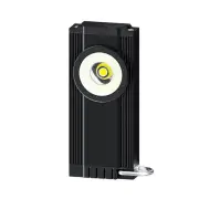 LED Keychain Light Mini COB Flashlight Rechargeable with Magnetic Tail Lantern Camping Portable Emergency Torch