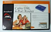 NEW Linksys Broadband NR041 100 Mbps 4-Port 10/100 cable DSL Router Metal Box