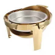 YA Chafing Dish Buffet Set 6L Stainless Steel Alcohol Heated Round Catering Food