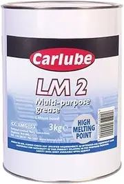 Carlube XMG003 LM2 Lithium Multi-Purpose Grease 3Kg