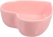 OFFSCH Heart Shaped Ceramic Bowl Multi Purpose Salad and Fruit Dish for Home Sturdy and Easy to Clean Kitchen Decor for Appetizers and Snacks