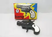 Very RARE & Vintage mini Gun Bang toy ESTRELA BRAZIL 70´s NIB