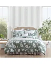 Laura Ashley Wisley Floral Cotton Comforter Set